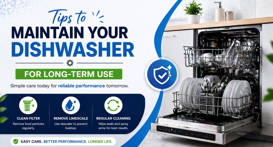 Tips to Maintain Your Dishwasher for Long-Term Use
