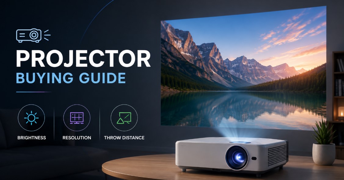 Projector Buying Guide: Brightness, Resolution and Throw Distance