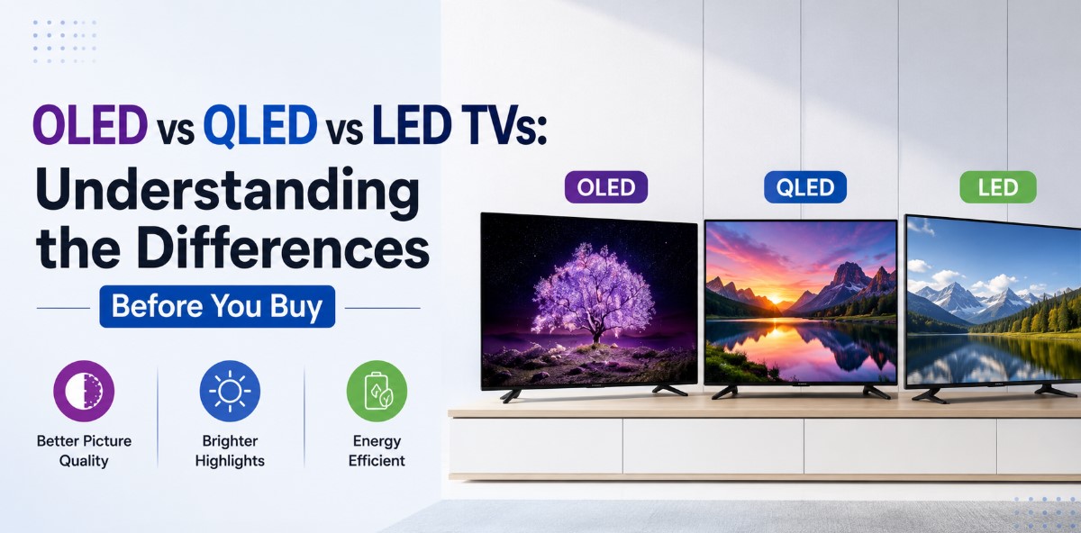 OLED vs QLED vs LED TVs: Understanding the Differences Before You Buy