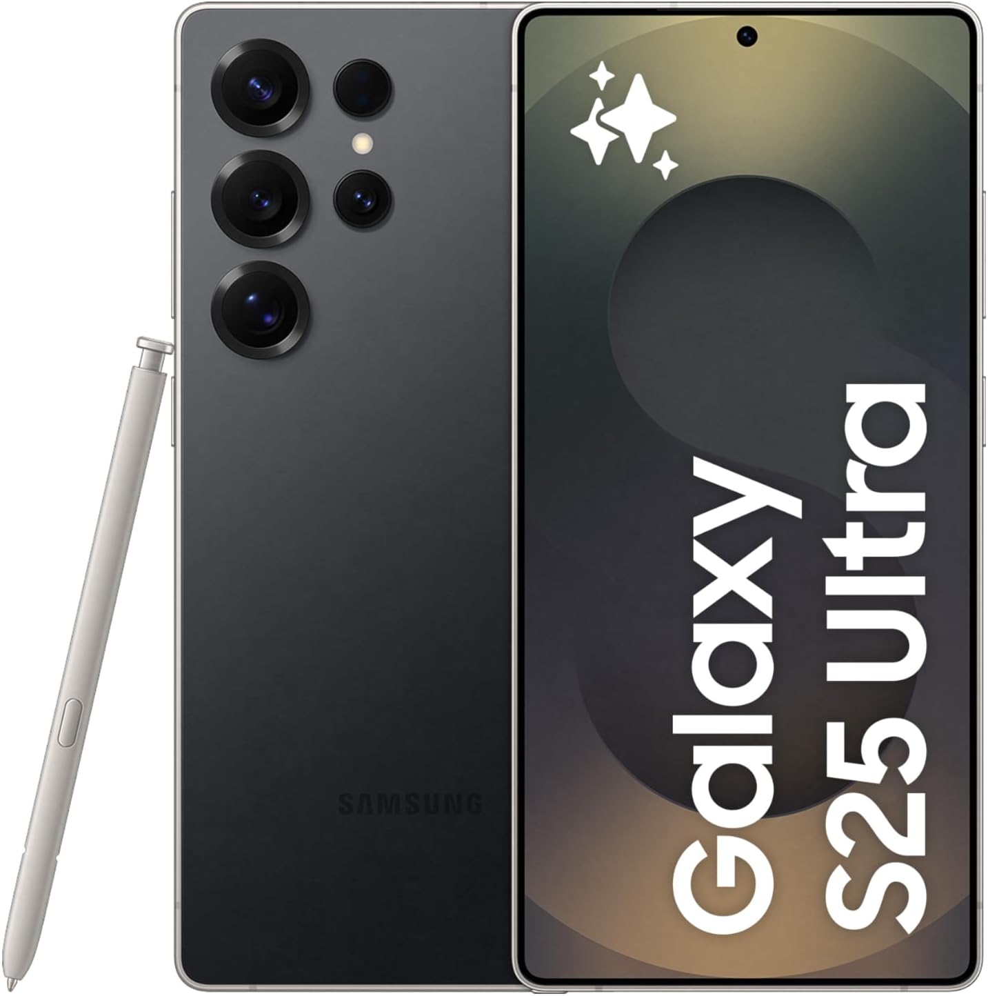 Samsung Galaxy S25 Ultra AI Phone (12 GB, 512 GB, Titanium Black) - UAE Version