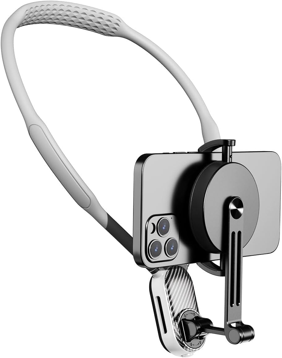 AccLoo SCS-NH001 Magnetic Neck Phone Holder - Grey